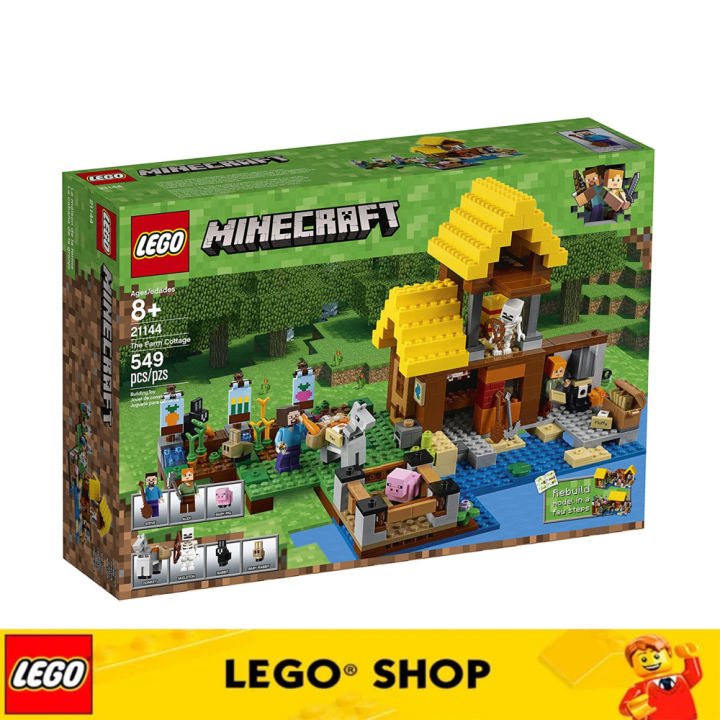 100 Original LEGO Lego Minecraft Farm Cottage Building Set 21144 549 pieces Genuine GuaranteeEducational toys High end toys Genuine Lego Lazada PH