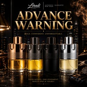 LOVALI | ADVANCE WARNING COLLECTION 100ml PERFUME FOR MEN Scented Scent Fragrance Cosmetic Cologne Aroma