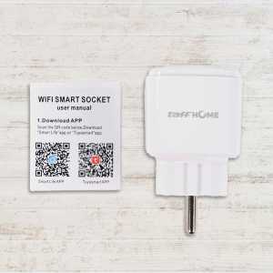 COD TaffHOME Steker Tuya Smart Plug WiFi EU Plug 16A Monitoring Function - S21
