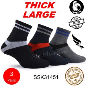 Thick Work Working Socks Cotton Large Durable Men Work Sock Safety Boots Stoking Stokin Lelaki Kerja Tebal Cotton Fashion Dewasa Tahan Lasak