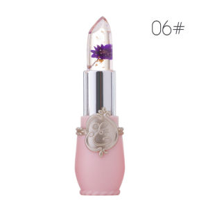 Flower Crystal Jelly Lipstick Moisturizing Long Lasting Temperature Color Changing Lip Makeup