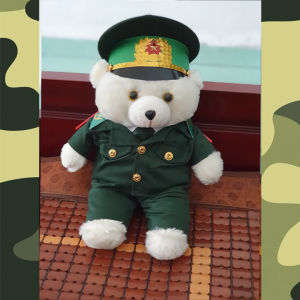 (gấu bông siêu cute) thú nhồi bông mặc đồ lính đầy đủ các mẫu gấu bông mặc đồ bộ đội K03 K07 K20 – chubodoistore