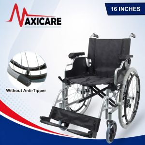 [Same-Day Delivery] Aluminium Lightweight Detachable Armrest and Footrest (DAF) With Anti Tipper Wheelchair