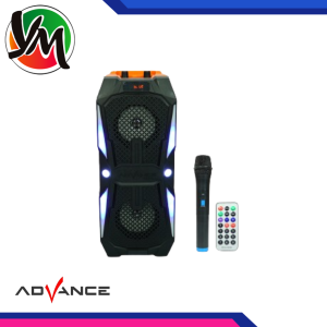 SPEAKER ADVANCE KS-2612 Advance KS-2612 Portable Speaker 4 inch Speaker Karaoke FREE 1 Mic Wireless Garansi Resmi 1 Tahun