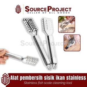 Alat Pembersih Pelepas Pencabut Penghilang Pengikis Sisik Ikan Stainless Steel Anti Karat | Source Project