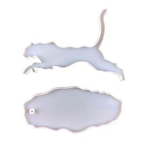 Modern Running Panther Molds Silicone Leopard Molds Plaste Moulds Epoxy Resin Casting Molds Craft Great Gift for Adults