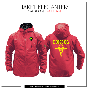 Jaket Pria DOKPOl Custom Parasut Windproof