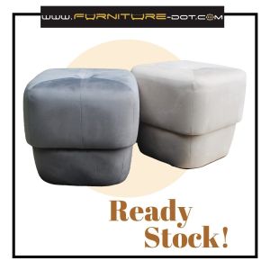 Mushroom Stool / Cube Foot Ottoman - FRM4019