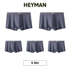 Combo 5 quần lót nam Modal Cao Cấp HEYMAN – Mềm mại thoáng Khí sợi gỗ sồi tự nhiên – CT500