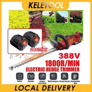 22 INCH Electric Trimmer Pruning Heavy Duty Household Rechargeable Agricultural Machine Saw Hedge Cordless Shrub Hedge cutter trimmer