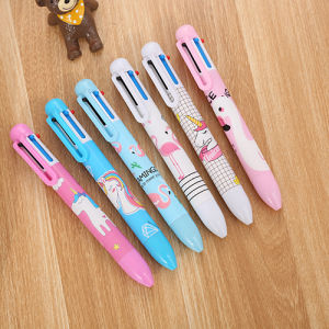 💎💫GROCELY💫💎 1 LUSIN ( 12 BIJI ) PULPEN MOTIF 6 WARNA LUCU IMUT / BOLPEN KARAKTER PEN-62