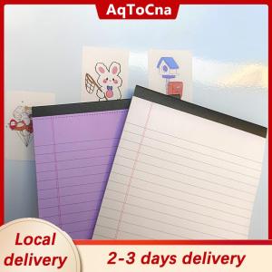 [COD] AqToCna Ship within 24 hours Tearable Legal Pad Office Supplies Ink-proof Tear-off Pages Writing Sheet Paper Notepad Simple Lined Paper Scribbling Book