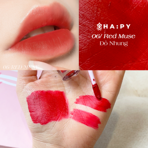 HOÀN TIỀN 15% - [ Mua 1 tặng 1] Son Happy kem lì Mini Garden Mattle Lipcream