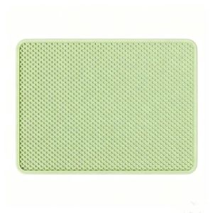 Thảm Cát Cho Mèo 2 Lớp Loại Dày Thảm Hứng Cát Vệ Sinh Khu Vực Khay Mèo Kích Thước 45x30cm