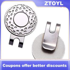 【ZTOYL】 Golf Hat Clip Magnetic Golf Ball Marker Golf Training Aids Accessories