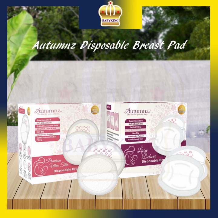 Autumnz Lacy Deluxe /Premium Ultra Thin Disposable Breastpads (36