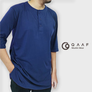 Kaos Koko Kurta Pakistan Lengan 3/4 Bahan Adem
