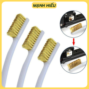 🌟[ Hàng Chính Hãng ] Bàn Chải Đồng mềm chà rữa xe lốc máyđầu bò - Phụ Tùng Mạnh Hiếu