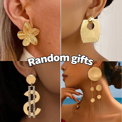 ZYHT Gift Earrings Random Gift (Purchased separately and not shipped) F001
