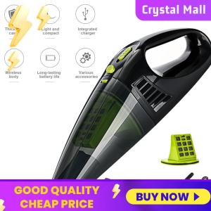 COD [Free Shipping] Handheld Vacuum Cordless Rechargeable Portable Car Vacuum Cleaner 4500PA Air Duster 120W High Power for Car
