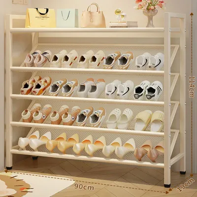 3-5T Multi-tier shoe rack easy-to-assemble shoe rack steel pipe shoe rack for dorm rooms slipper storage rack