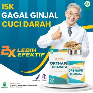 Orthafit Bharata Original - Obat ISK Infeksi Saluran Kemih Kencing Obat Batu Ginjal Nyeri BAK Ampuh