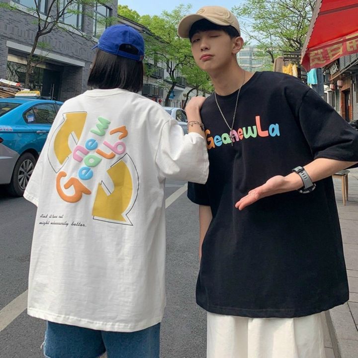 Áo Thun GEANEWLA Nam Nữ Ulzzang Unisex Form Rộng Tay Lỡ, trending xu ...
