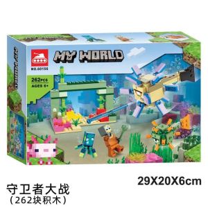 minecraft toys Compatible with LEGO building blocks Children birthday GIFT Tương thích với Lego Thế giới của tôi Người bảo vệ Mỹ Tây Nguyên Chiến tranh hạt nhỏ Sức mạnh câu đố lắp ráp đồ chơi khối xây dựng sản phẩm mới