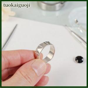 tuokaiguoji 3PCS Silver Color Geometric Rhombus Rings For Women Couples Classic Trendy Vintage Personality Party Jewelry Gifts