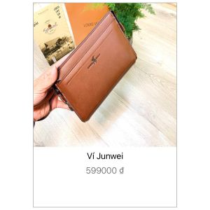 Ví Da Cầm Tay Junwei 1107 Cao Cấp.Clutch Da Cầm Tay Nam.Bóp Ví Da cầm Tay