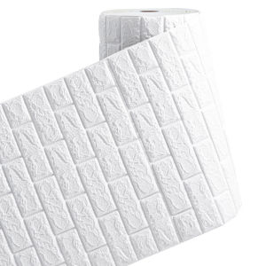 5M Wallpaper 3D Doraemon pattern Kitty pattern cartoon Thickened Foam Waterproof Wall Sticker Self-adhesive Childrens Bedroom DIY Decoration