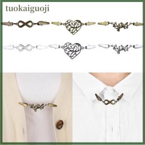 tuokaiguoji Áo Sơ Mi Cổ Áo cardigan Clip khăn choàng Trâm vịt clip móc áo len áo Pin