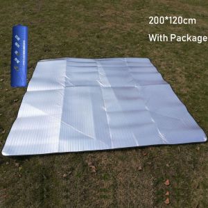PURETEN High Quality Outdoor Accessories Foldable EVA Camping Mat Picnic Beach Mattress Aluminum Foil Folding Sleeping Mats