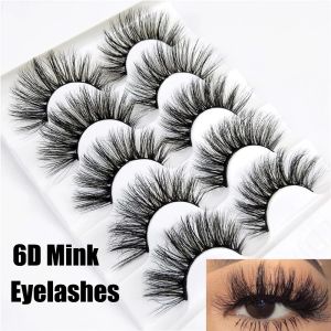 DORISNA 5 Pairs of False Eyelashes Eyelash Extension Thick Curling Soft European and American Style Full Eyelashes