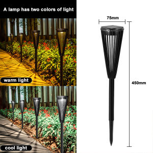 Solar powered lawn LED lights garden decoration LED atmosphere lights ground mounted lawn lights outdoor waterproof garden decoration lights landscape courtyard courtyard lighting street lights