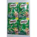 Milo bột dạng gói 22g x dây 10 gói. 