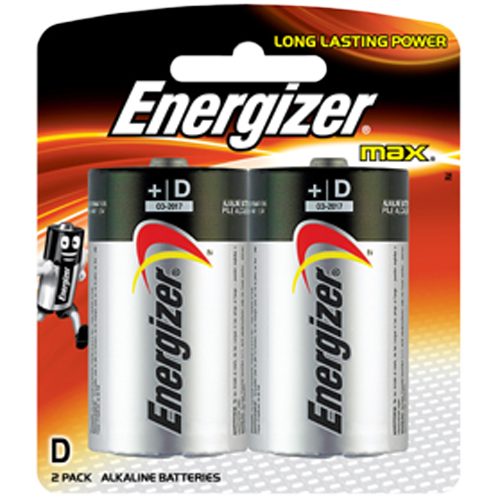 Energizer Alkaline Battery Max Size D 1.5V (2pcs) Packaging may Vary ...