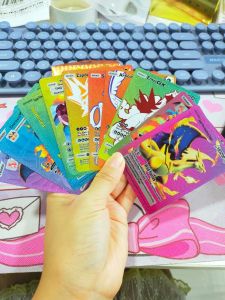 Kartu Trading Card Game Pokemon toys Warna Warni Isi 10pcs- gold 10pcs-10pcs warna