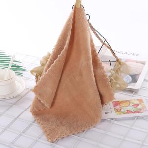 Kitchen Towels Microfiber Double-Sided Thickened Dishwashing Kitchen Dish Cloth Cleaning Household Towel Strong Absorbent Home Dish Towel