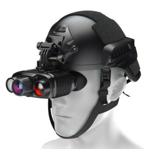 BekinTek Helmet Mounted Night Vision Goggles Head Mountable NVG Binoculars 4500mAh Rechargeable Night View Scope Full Dark Observe 8x Digital Zoom 4K Video with Backlit Button