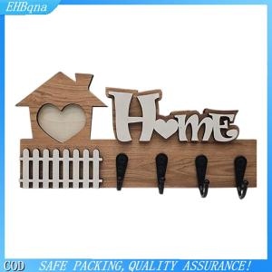 [COD] Wooden Wall Hooks Door Wall Hangers Entrance Decoration Key Holder Wooden Crafts Home Decoration Wooden Hook