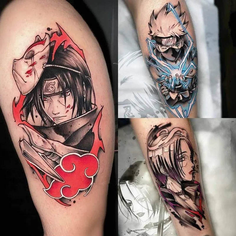Naruto tattoos done by @sefi_tattoo To submit your work use the tag  #animemasterink And don't forget to share our page too! #sponsored... |  Instagram