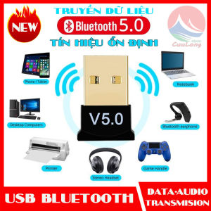 USB Bluetooth Không Dây 5.3 EDR Dongle Cho PC Máy Tính Windows Laptop bộ thiết bị cục phát bluetooth cho loa máy in tay cầm chơi game tai nghe