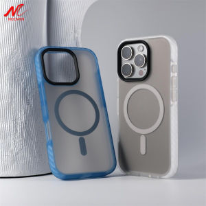 Magnetic Matte for Magsafe Case For iPhone 17 16 15 14 Plus 13 12 Pro Max Translucent Shockproof Anti-skid Cover for iPhone 11