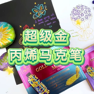 12 màu kim loại Bút Đánh Dấu Acrylic hai đầu kim loại bút vẽ Acrylic cho Album ảnh thẻ làm nhật ký