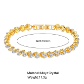 Tala 18K Gold Chain Bracelet Kyle Inspired Birthstone Simple Adjustable Hand Jewelry String For Women Premium Gift Box