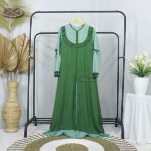 Gamis kimiko set rompi terpisah bahan ceruty babydol other wanita dewasa