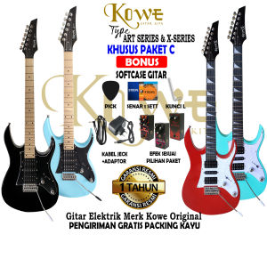 Gitar elektrik/Gitar Listrik Seri X-Series dan Seri Art Series Merk KOWE