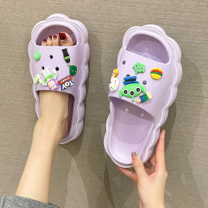 NQshop มาแรง💥 รองเท้าน่ารักพร้อมตัวติด รองเท้าแตะเพื่อสุขภาพ เสิรมส้นนิดๆ สีพาสเทลหวานมาก ยางนิ่มมาก เข้ากับทุกการแต่งกาย สวย ราคาถูกมากค่ะซิส🌟