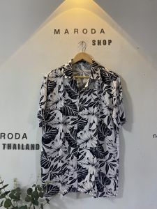 เสื้อฮาวายแขนสั้น(ผ้าสปันเรยอน)